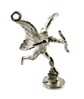 STERLING SILVER STATUE OF EROS CHARM     - Image 1 of 2