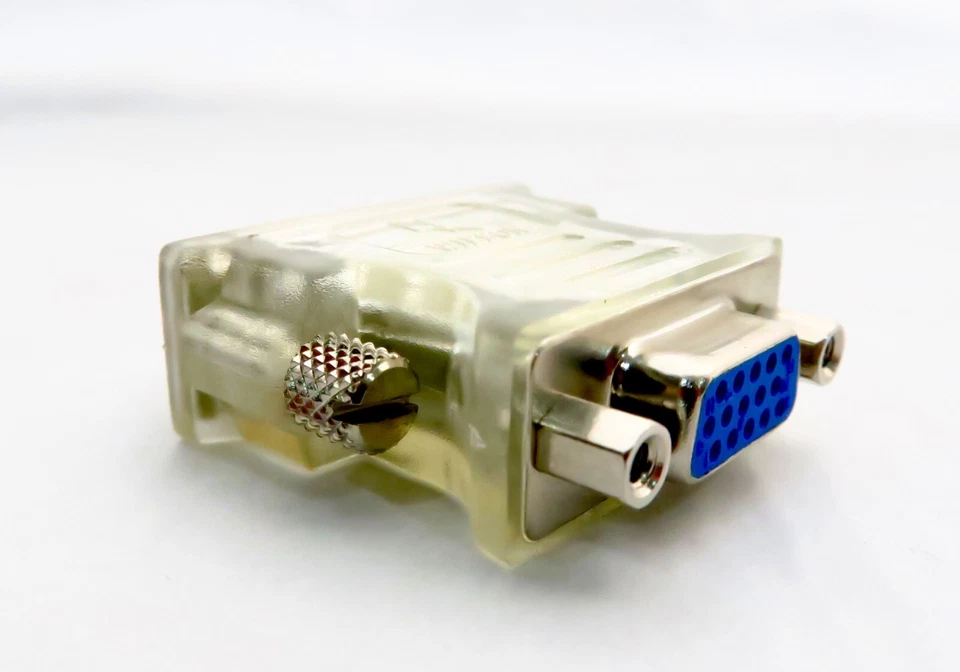 DVI-I Male to VGA Female (15-pin) Connector Adapter Extension - Image 1 of 3