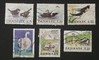 Denmark  Birds  Fauna Used Stamps 6v