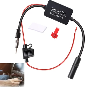 Amplificatore Antenna Auto, 12 V Antenna Radio Splitter DAB FM AM, Segnale Autor - Foto 1 di 12