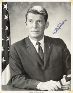 WALLY M. SCHIRRA - PHOTOGRAPH SIGNED