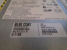 BLUE COAT S200-SKU-CRU. S200. NETWORK SECURITY GATEWAY. FREE SHIPPING 