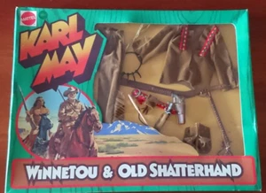 BIG JIM MATTEL KARL MAY OLD SHATTERHAND & WINNETOU No 9415 WINNETOU / PELLEROSSA - Picture 1 of 2