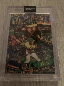 topps project 2020 rickey henderson designed by andrew thiele