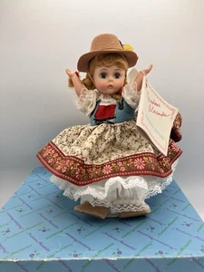 Bambola vintage Madame Alexander Austria - scatola originale, supporto, etichetta documenti - Foto 1 di 23