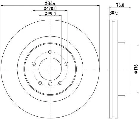 2x discos de freno delanteros ventilados Mintex para Land Rover Range Rover Foto 1 de 1