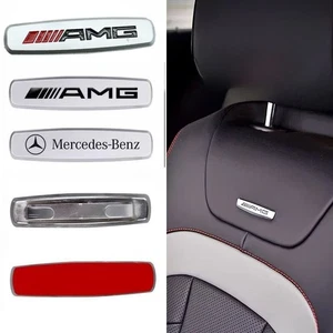 2 x Fit Auto AMG Logo Metall Embleme Vordersitz Tuning Abzeichen Aufkleber - Bild 1 von 19