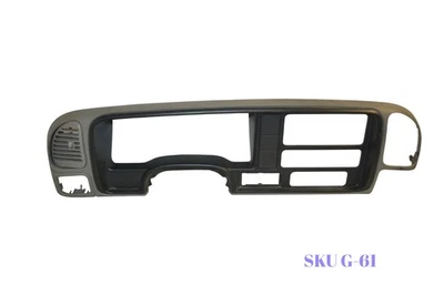 1995-1999 Chevy Suburban Tahoe Yukon tablero velocímetro radio bisel gris OEM Foto 1 de 4