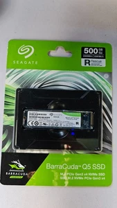 SEAGATE BARRACUDA Q5 500GB SSD M.2 PCIe PC, COMPUTER, DESKTOP, LAPTOP DRIVE - Picture 1 of 1