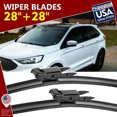 NEW 28''+28'' Windshield Rain Blade For 2013-2022 Ford Escape 1.5/1.6/2.0/2.5L - Image 1 of 4