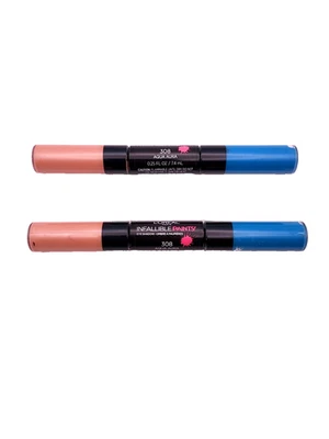 LOT OF 2 LOREAL INFALLIBLE PAINTS Eyeshadow 308 AQUA AURA - Image 1 of 4