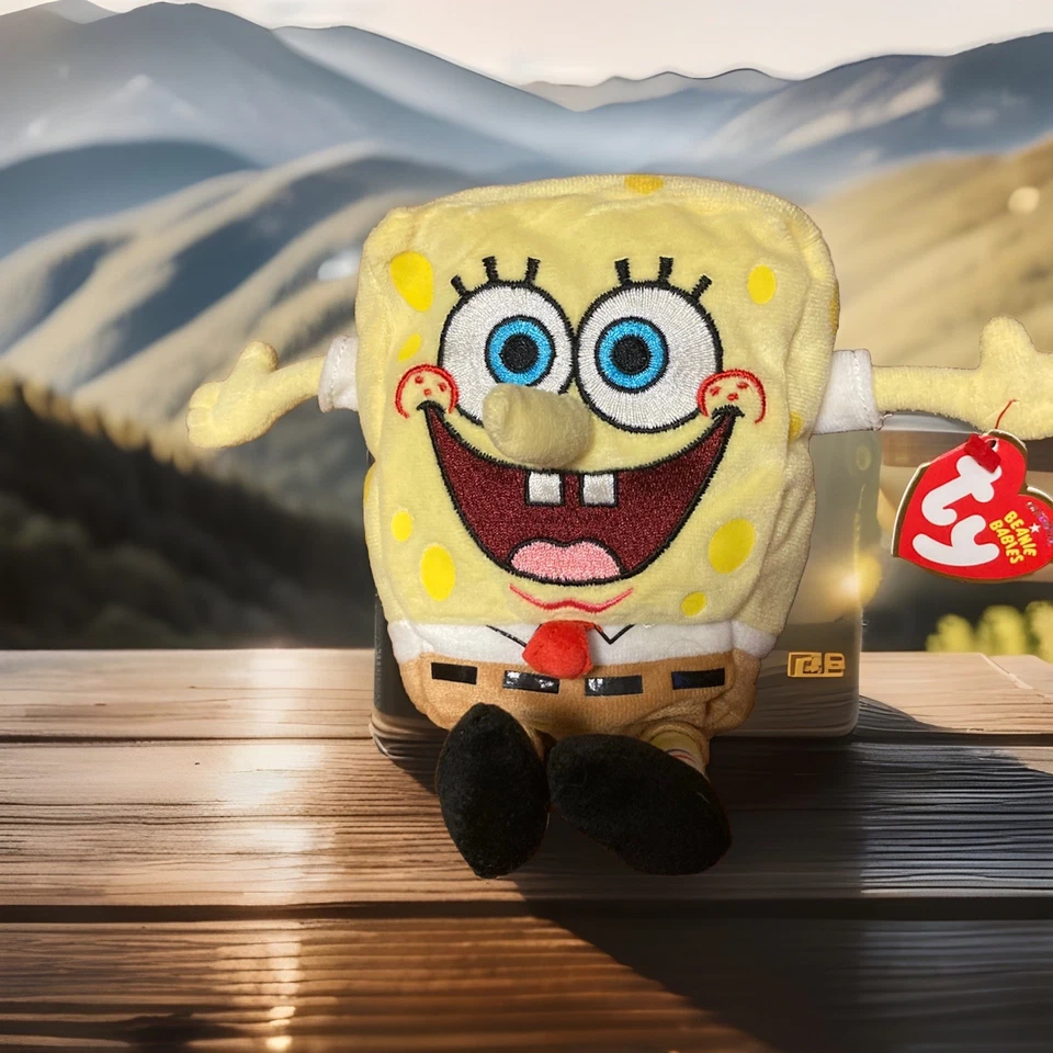 Ty Beanie Babies Spongebob Squarepants 8 Beanbag Plush Toy