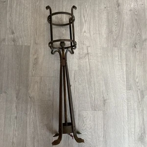 Antique Arts & Crafts Wrought Iron Lantern Light - Picture 1 of 7