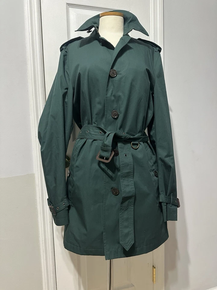 BURBERRY BRIT BRIXTON RAIN TRENCH COAT Sz SMALL P - Image 1 of 4