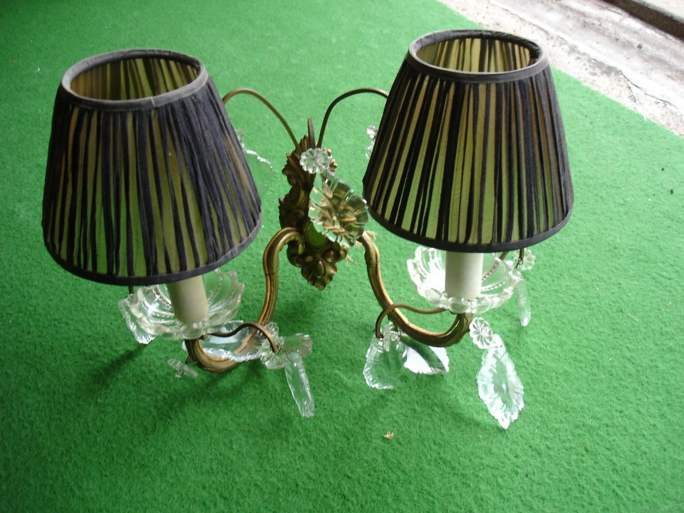 Applique à 12 pampilles (bronze doré) - Photo 1/4