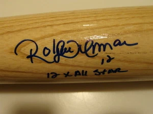 Roberto Alomar Signed Rawlings Blonde Baseball Bat Blue Jays 12x Times All Stars - Picture 1 of 5