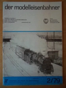 MODELLEISENBAHNER Februart 2 - 1979 Modellbau Lokomotiven Reichsbahn DDR - Picture 1 of 1