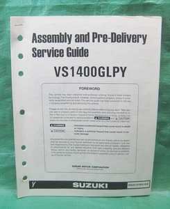 Suzuki VS1400GLPY 2000 montaje y guía de servicio previo a la entrega 99505-01000-03E - Imagen 1 de 1