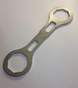 FORK CAP 50mm 46mm SPANNER WRENCH FOR KAYABA AND SHOWA FORKS CR CRF RM HONDA T02 - Picture 1 of 2