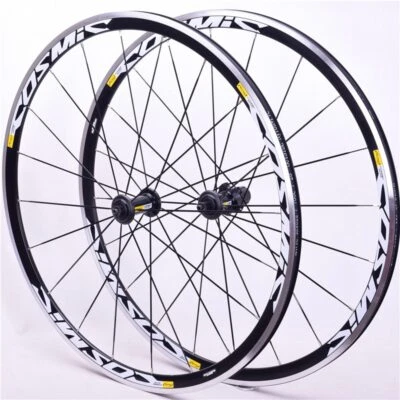 700C 30.5mm Cosmic Elite Bike Alloy Wheels Road Bicycle V Brake Wheelset 20H - Image 1 of 4