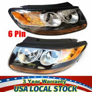Pair For 2007-2012 Hyundai Santa Fe Left+Right Parking Headlights OEM Lamp - Foto 1 di 20