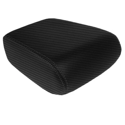 Reposabrazos de consola PVC cubierta de fibra de carbono para Isuzu Rodeo 98-01 negro Foto 1 de 4