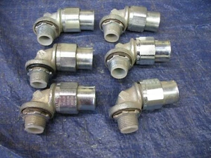 Appleton Liquid Tight Connectors 1/2" 90 degree NEW Type A Sealtite - Bild 1 von 4