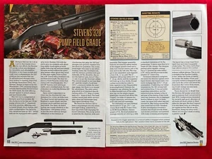 Stevens 320 Pump Field Grade Print Ad /Magazine Article Details/ Specs - Picture 1 of 2