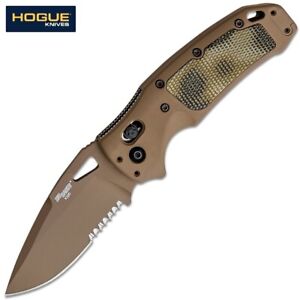 Hogue SIG Sauer K320 AXG Scorpion S30V FDE Drop Point Blade Aluminum/G10 36378