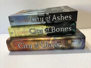 Lot of 3 The Mortal Instruments: City of Bones, Glass, Ashes Books 1,2,3 - Picture 1 of 8