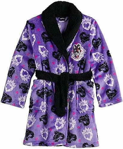 Disney Descendientes Bata de Vellón Niña Talla 12 Felpa Cinturón Prendas para Dormir Bata NUEVO Foto 1 de 1