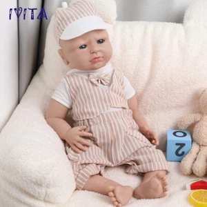 IVITA 20'' Full Body Silicone Reborn Baby Boy Doll for Kids Birthday Gift - Picture 1 of 11