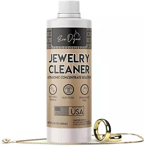 New! Ultrasonic Jewelry Cleaner Solution (8 Fl. Oz.) - Picture 1 of 4