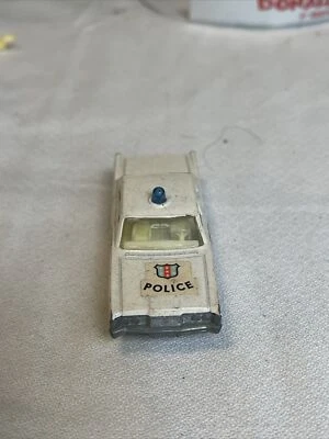 Matchbox Lesney 1968 Mercury No 55D or 73 White Police Car. Vintage Police Car. - Image 1 of 4