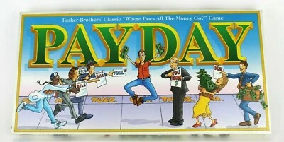    Vintage 1990's PAYDAY BOARD GAME by Parker Brothers 100% COMPLETE- Money Game - Image 1 of 4