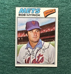 1977 Topps - #627 Bob Myrick (RC) - Mets de Nueva York - Imagen 1 de 3