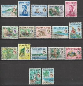 DOMINICA 1968 SG 214/231 USED - Picture 1 of 1