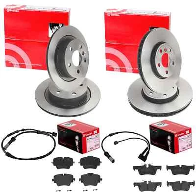 brembo BREMSSCHEIBEN + BELÄGE VORNE + HINTEN passend für BMW 1er F40 2er F44 F46 - Bild 1 von 4