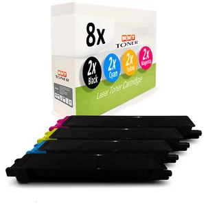 8x MWT Toner F Sleeve R Kyocera Taskalf Sleeve 306ci 307ci 15K Black + 7K Cmy - Picture 1 of 3