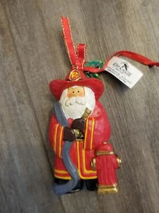 Kurt Adler Firefighter Santa Christmas ornament - Picture 1 of 2