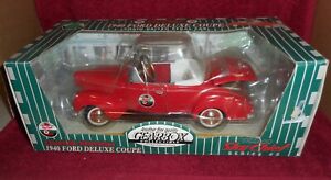 FIRE CHIEF GEARBOX RED 1940 FORD DELUXE COUPE LIMITED EDITION BANK NIB 