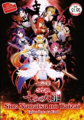 DVD Anime Sin: Nanatsu no Taizai Series (1-12 End) Uncensored UnCut English Dub - Image 1 of 2