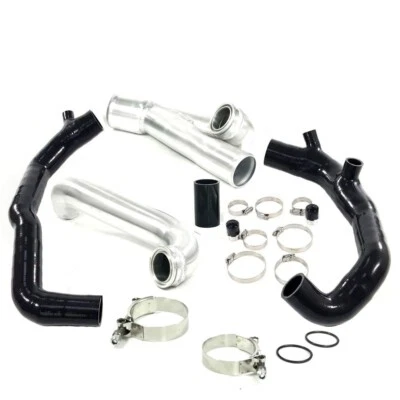 Tubo de salida turbo de aluminio + tubo de entrada de silicona para BMW N54 335i 335is N54 3,0 L Foto 1 de 4