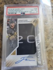 PSA 8 #D/25 JONATHAN MARCHESSAULT STANLEY CUP Champ AUTO VEGAS KNIGHTS golden 18