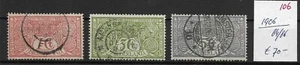 Olanda Paesi Bassi @ 1906 nvph 84/86 € 70,00 fine @ Ned.106 - Foto 1 di 1
