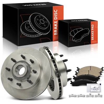 6x Front Disc Brake Rotor & Ceramic Brake Pad for Dodge B2500 B3500 Ram 2500 Van - Image 1 of 4