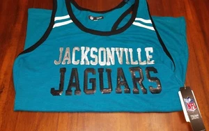 BLING Womans JACKSONVILLE JAGUARS Official NFL Team Apparel TankTop Medium NWT - Picture 1 of 4