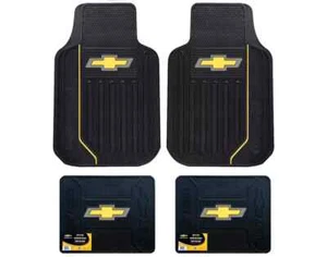 Brand New Chevrolet Floor Mats Chevy Silverado Front & Rear Rubber BEST GIFT - Picture 1 of 1