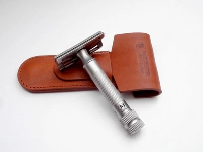 MERKUR 34 Rostfrei INOX Solingen RASOIO Inspiring Full Stainless DE rasoio! - Immagine 1 di 4