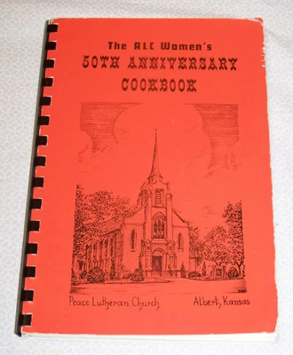 Peace Lutheran Church Alberta Kansas Cookbook 1974 - Image 1 of 4
